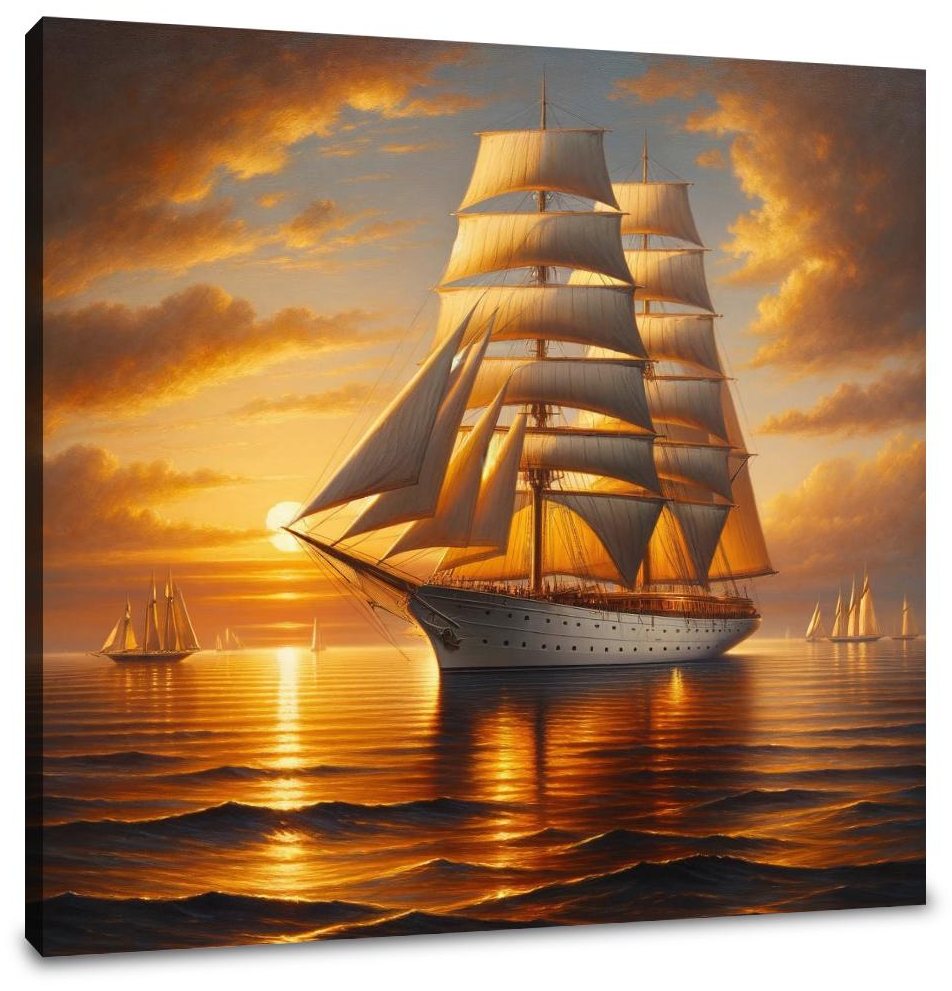 Sunset Voyage Canvas