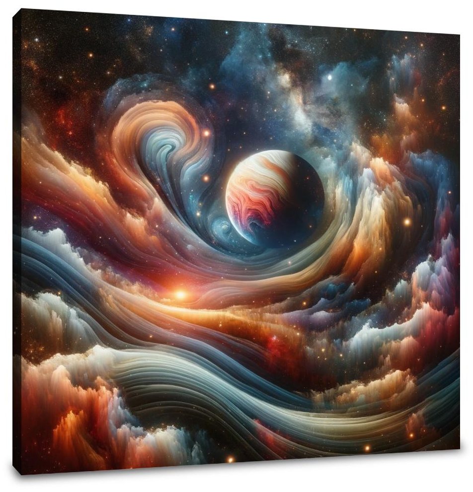 Abstracted Cosmos Canvas