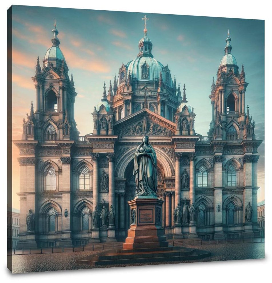 Newcastle Dawn at St. Nicholas Canvas