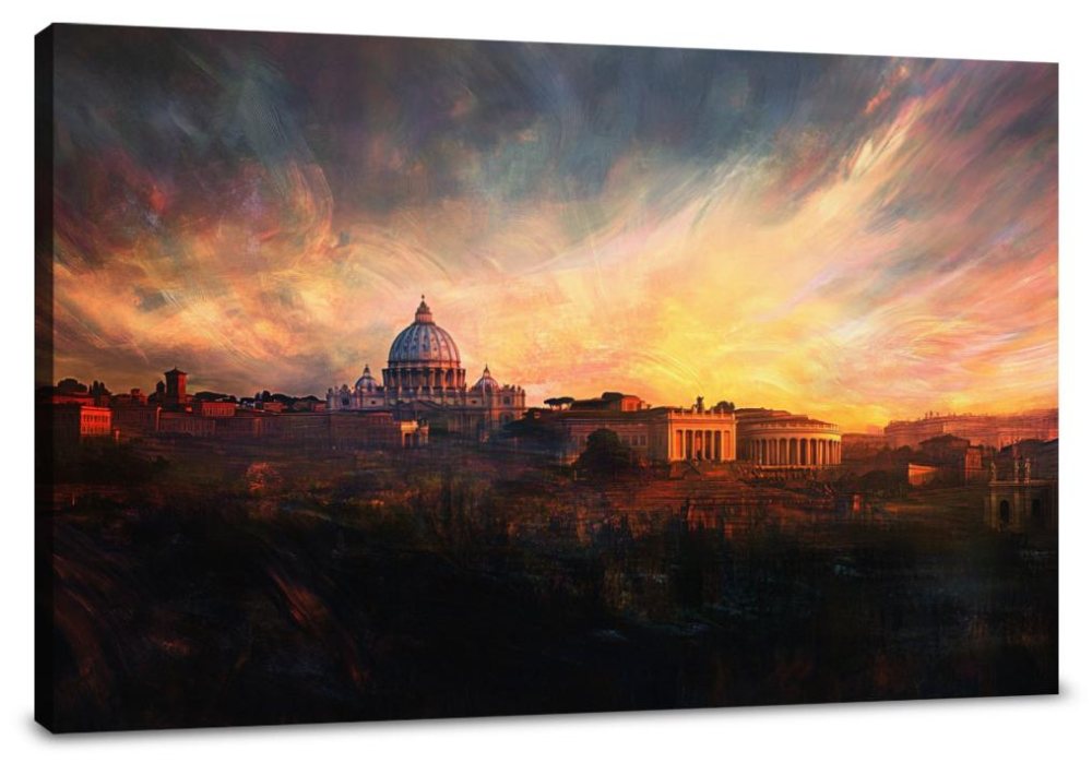 Vatican Sunrise Canvas
