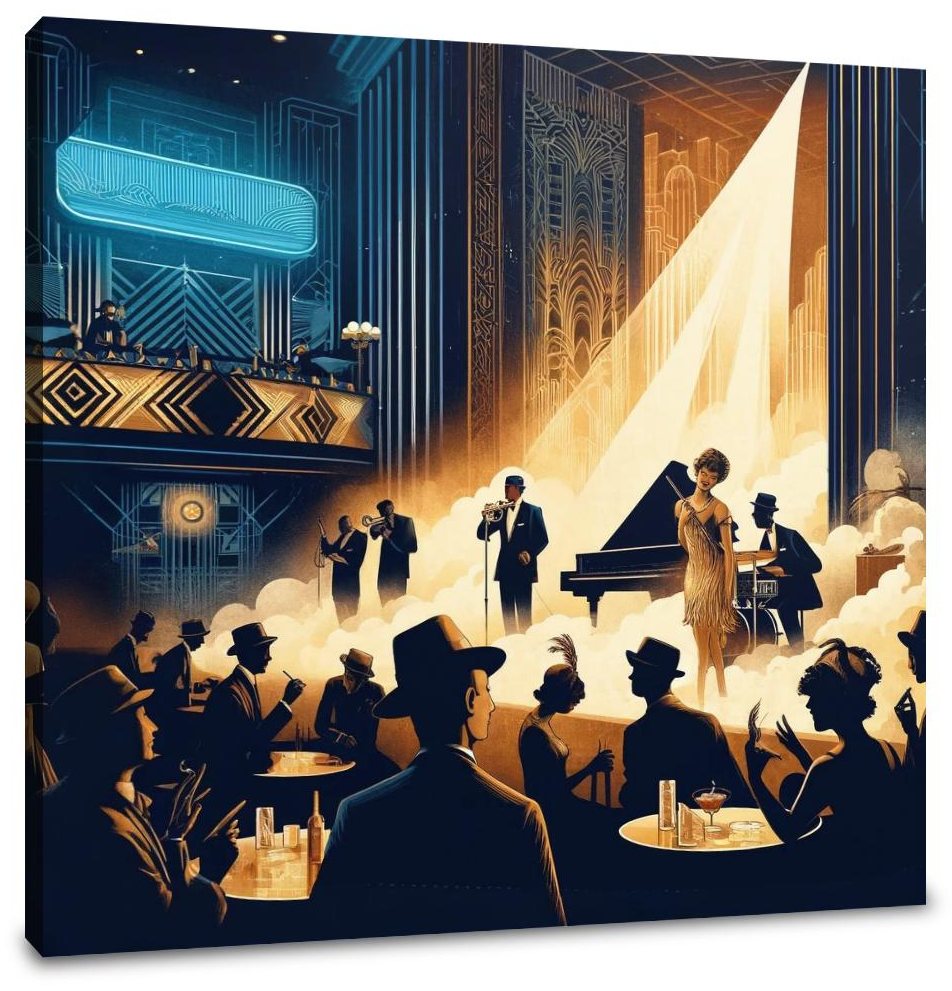 Jazz Age Jubilee Canvas