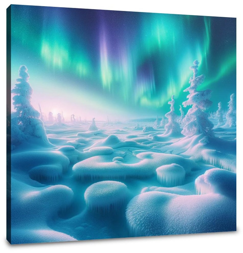 Aurora Whisper Canvas