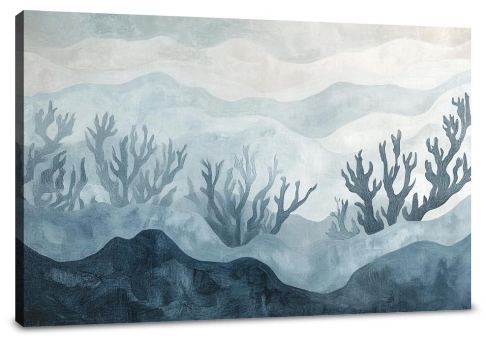 Coral Silhouettes Canvas