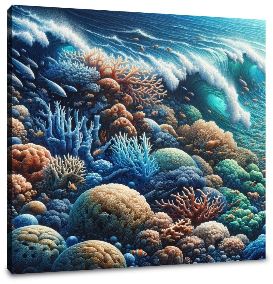 Symphony of the Coral Reef Canvas