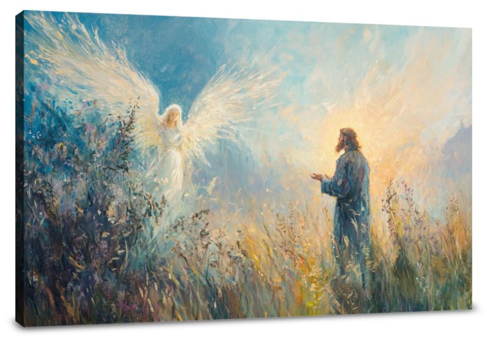 Saint David's Angelic Canvas
