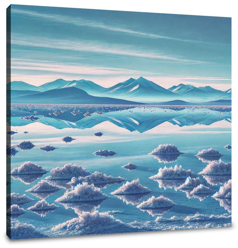 Salar de Uyuni Reflections Canvas