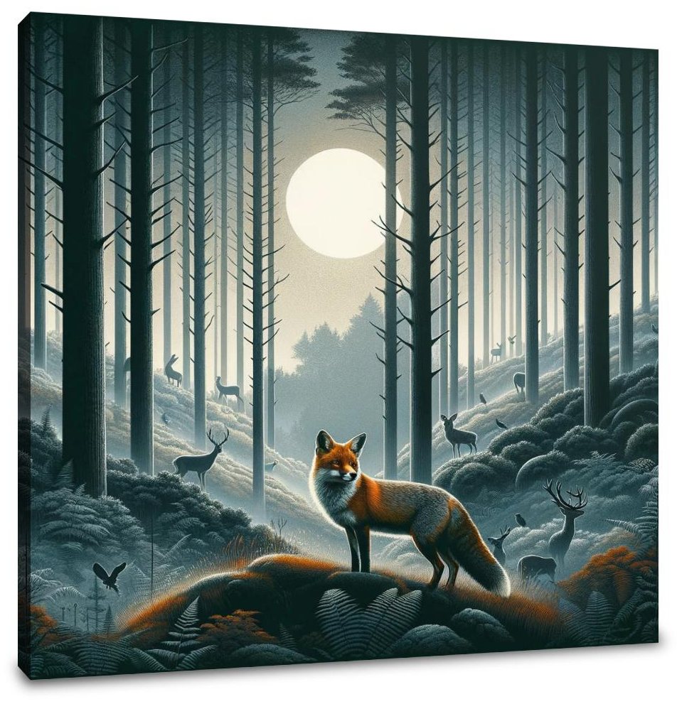 Mystique Forest Canvas