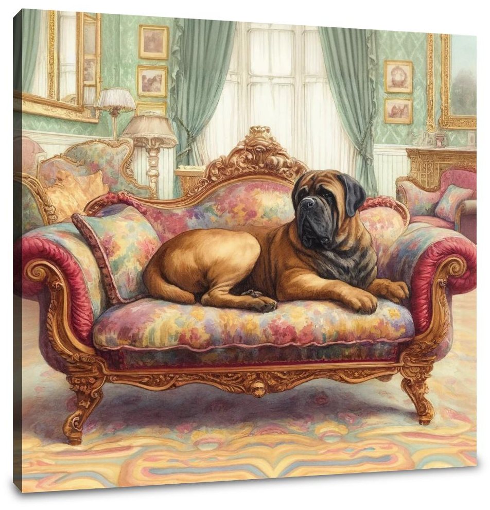 Victorian Leisure Bullmastiff Canvas