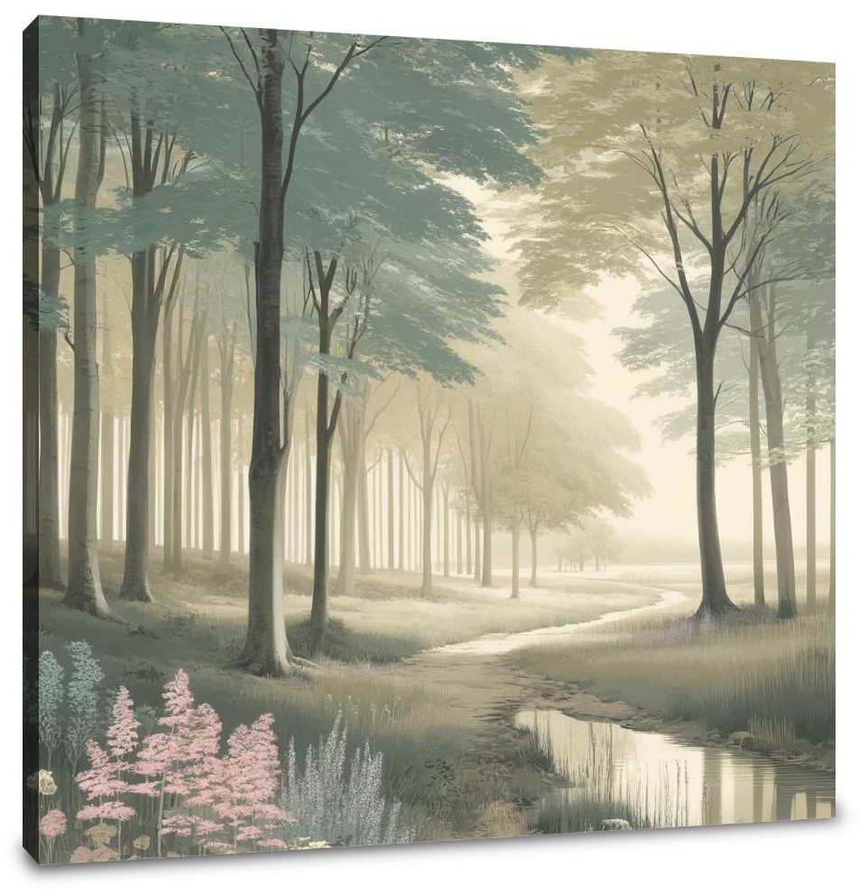 Peaceful Forest Canvas