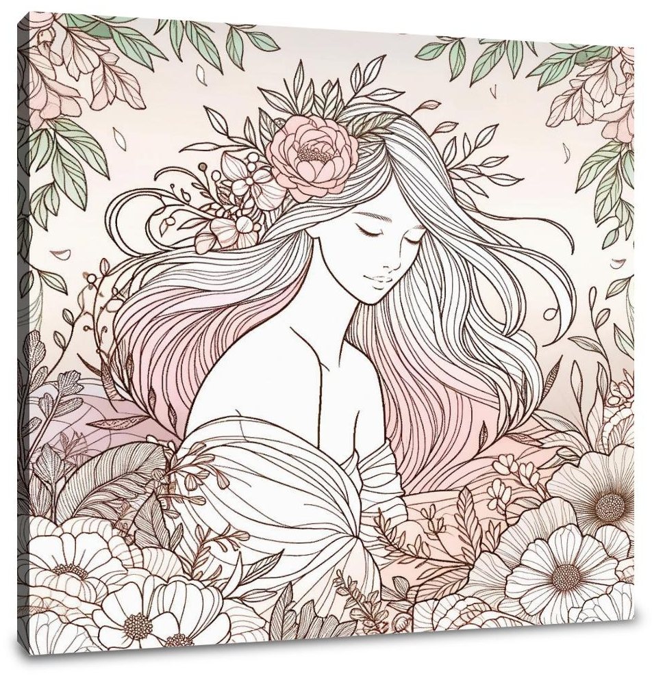 Floral Serenity Canvas