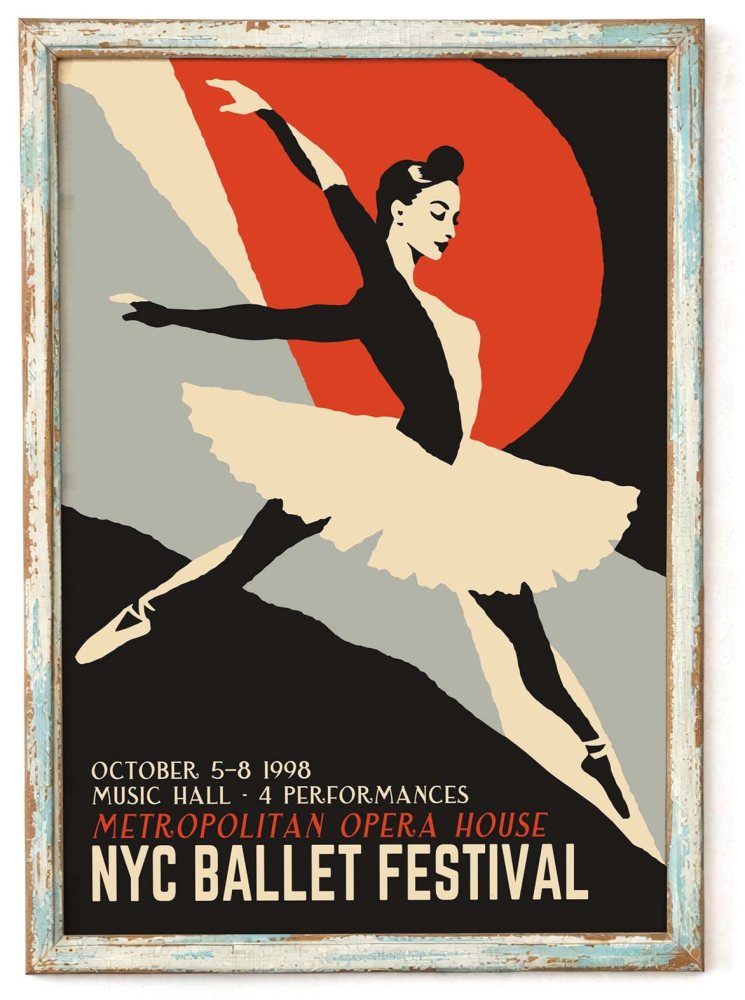 NYC Ballet Festival Dance Poster