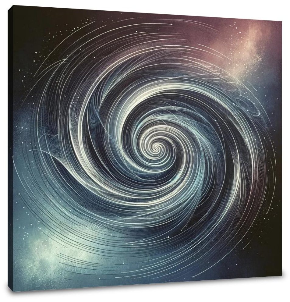 Celestial Spiral Canvas
