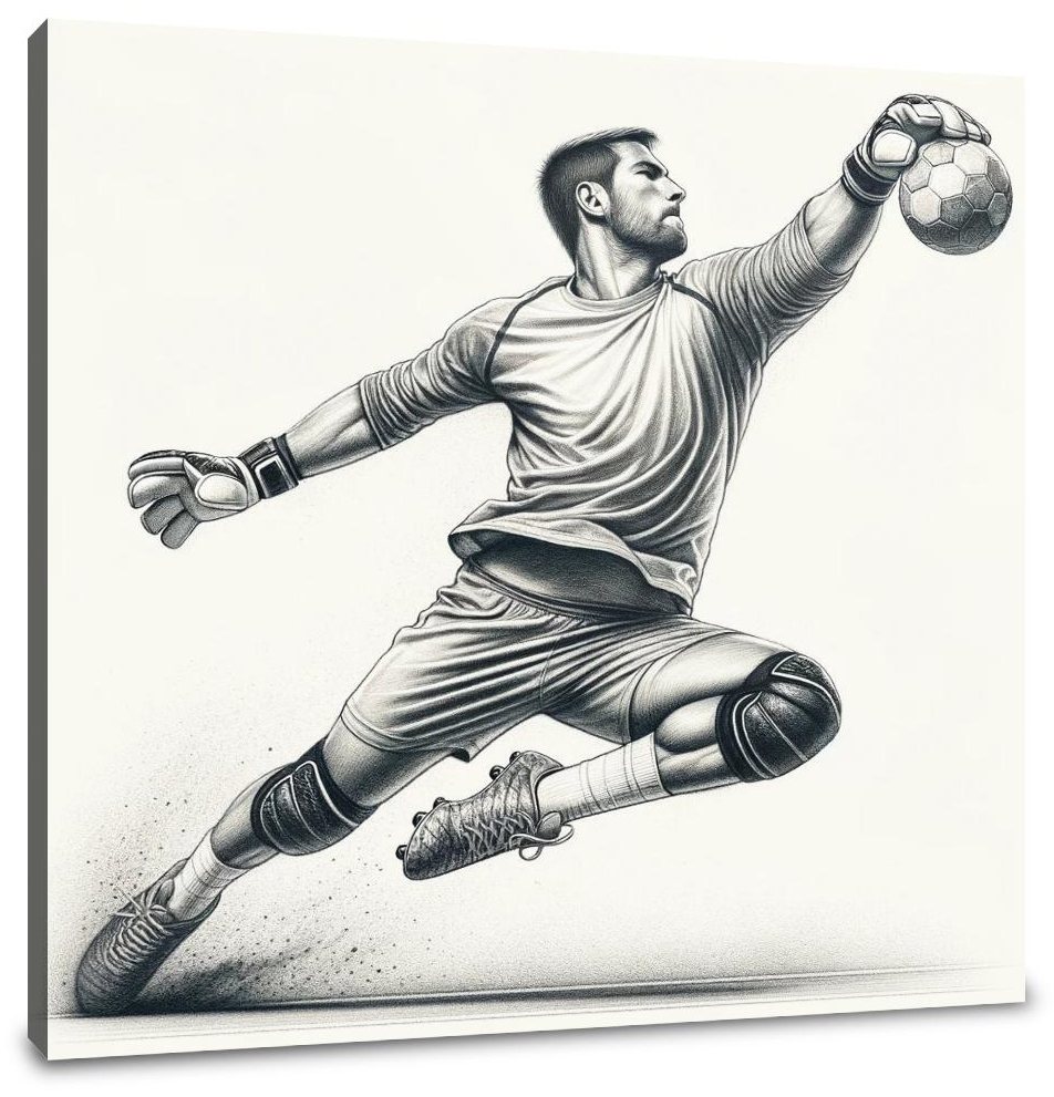 Goalkeeper's Reflex Canvas