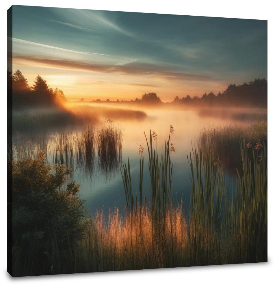Dawn Wetlands Canvas