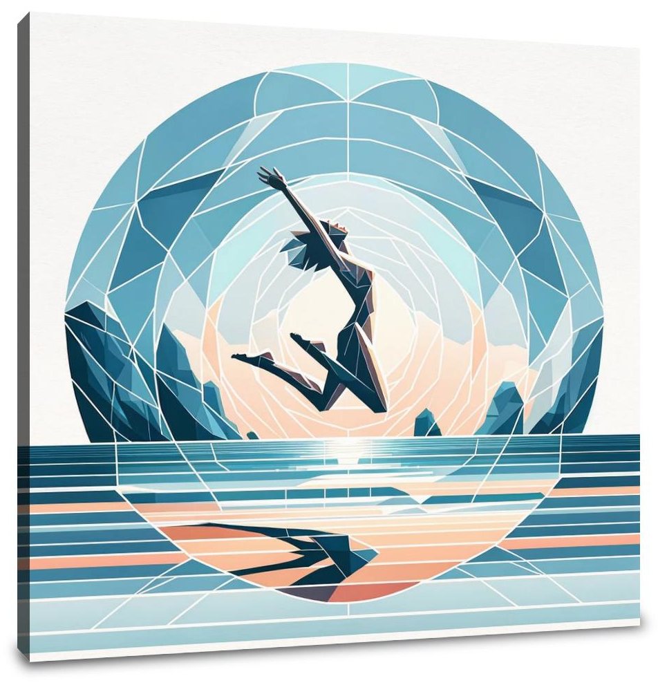 Tranquil Strides Canvas