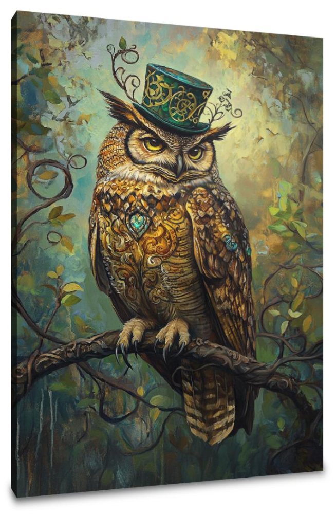 Celtic Owl Canvas