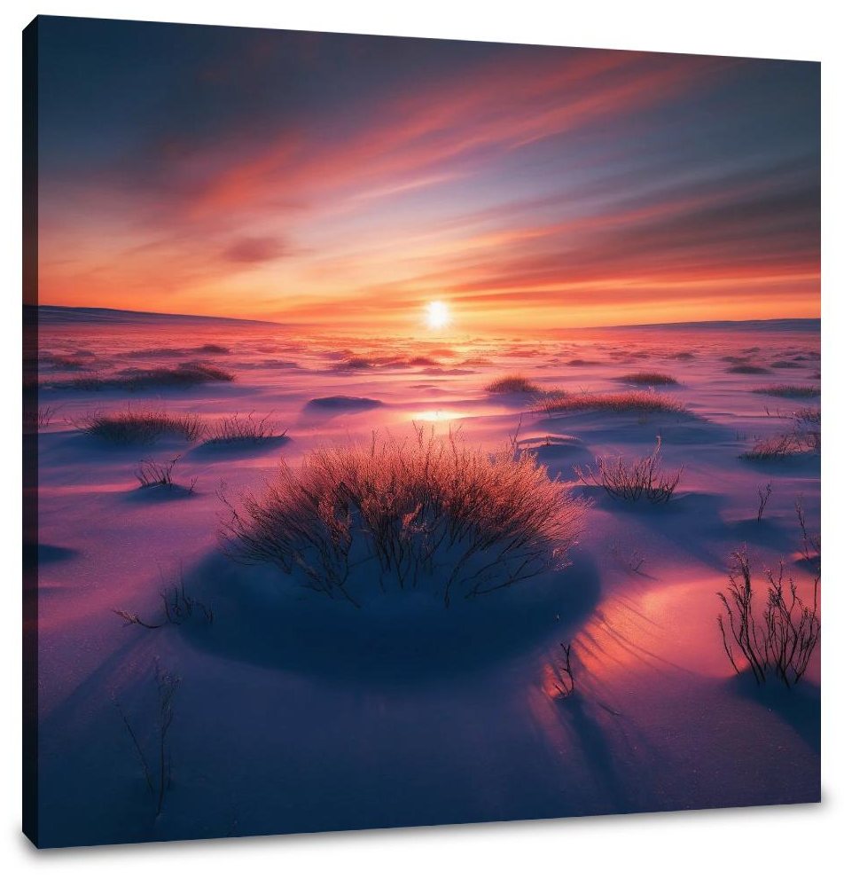 Tundra Sunset Canvas