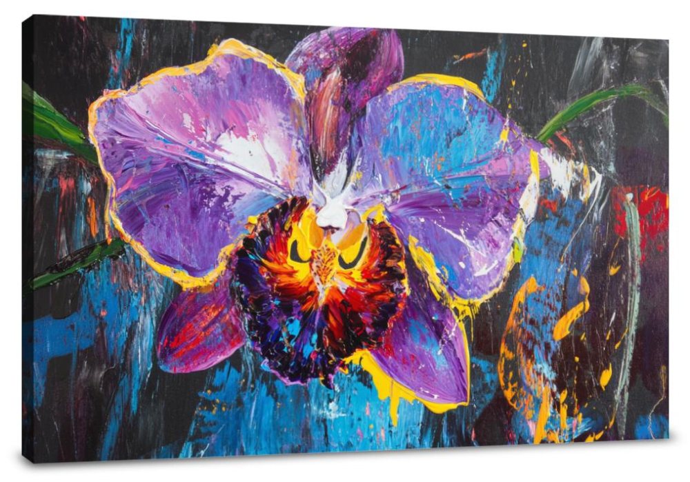 Torn Orchid Canvas