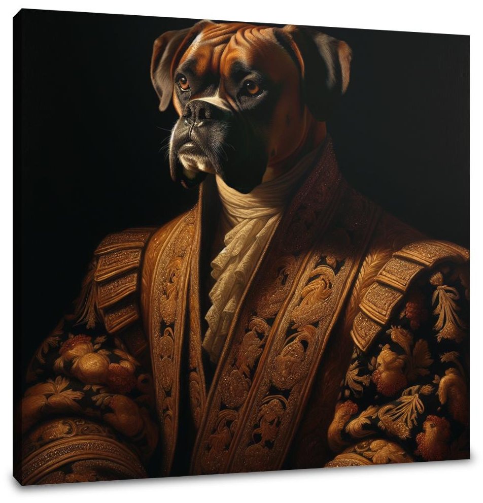 Regal Boxer Nostalgia Canvas