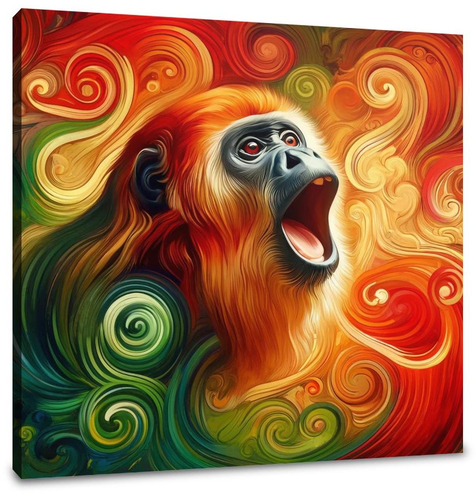 Howler Monkey Canvas