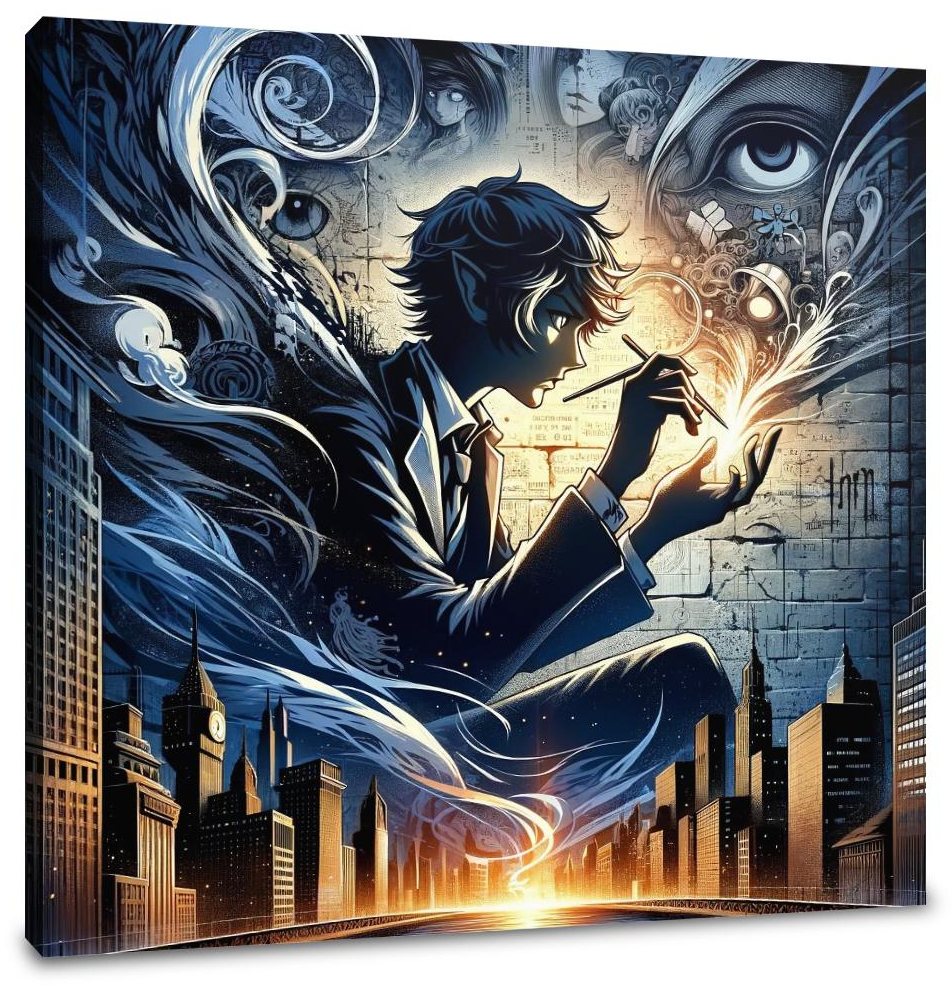 Enigmatic Dusk Puzzle- Manga Canvas