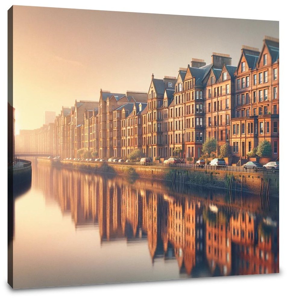 Sunset Serenity Glasgow Canvas
