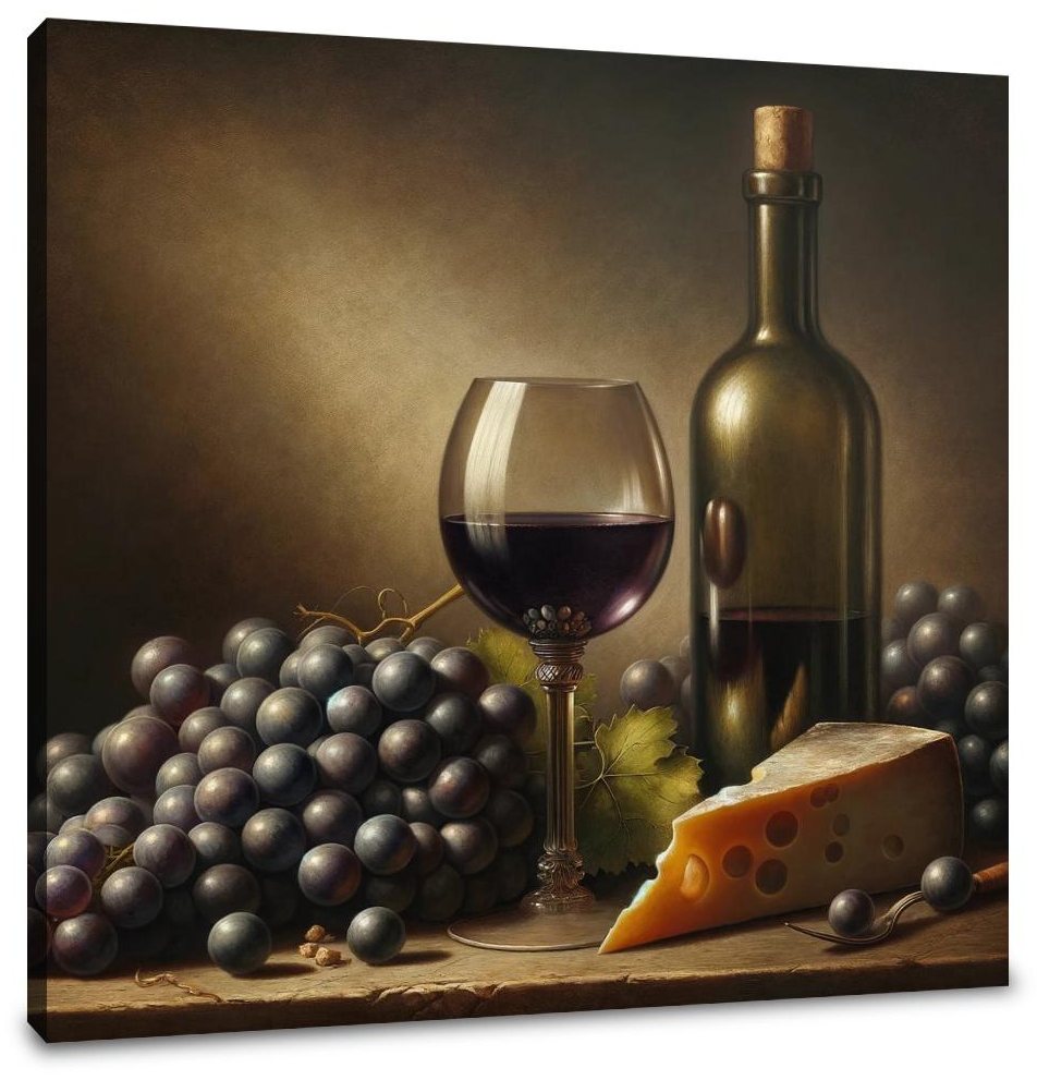 Vintage Vino Canvas