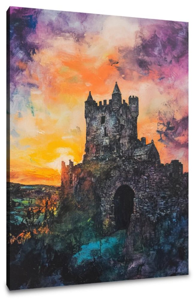 Blarney Castle Sunset Canvas