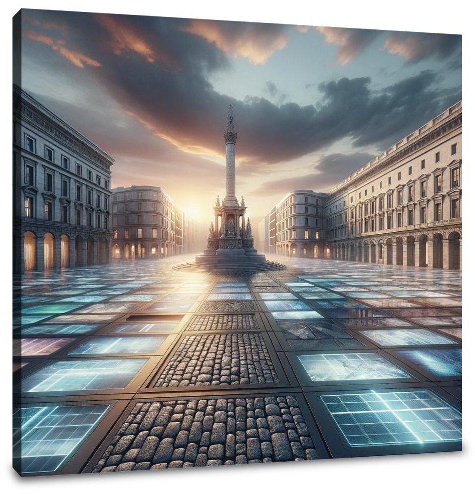 Plaza of Ages Canvas