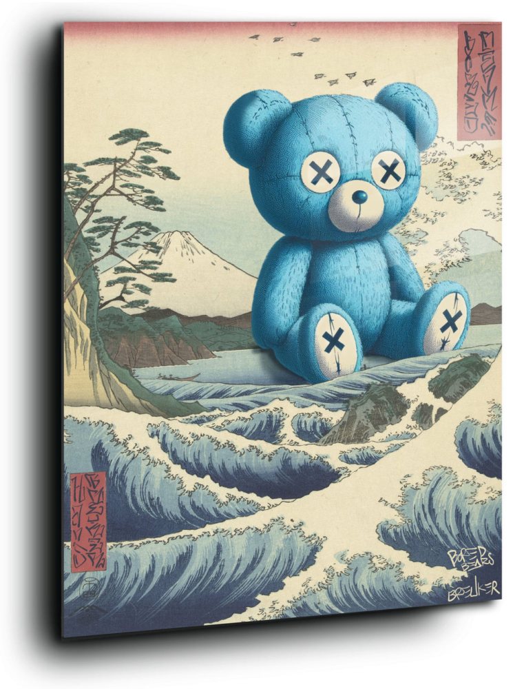 Japan Bored bear, zeegezicht in Satta.