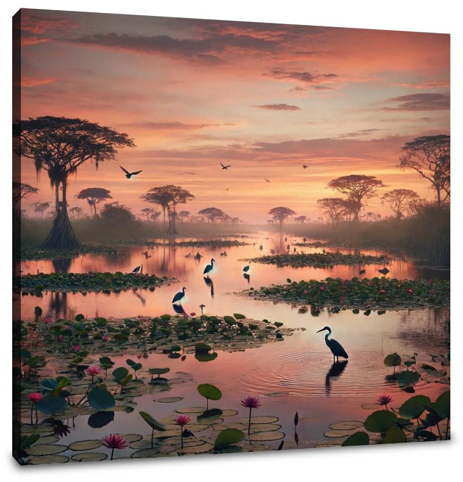Pantanal Dusk Canvas