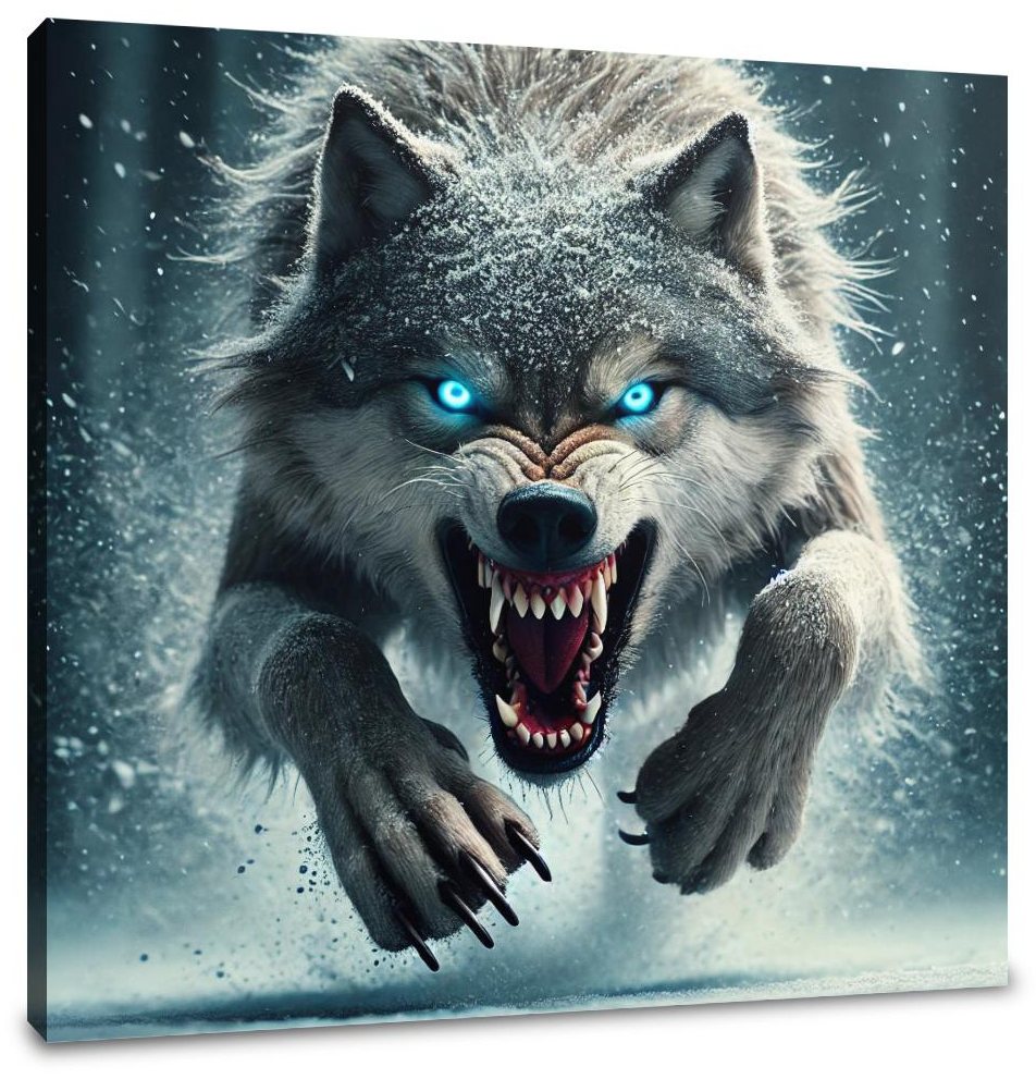 Winter Fury Canvas