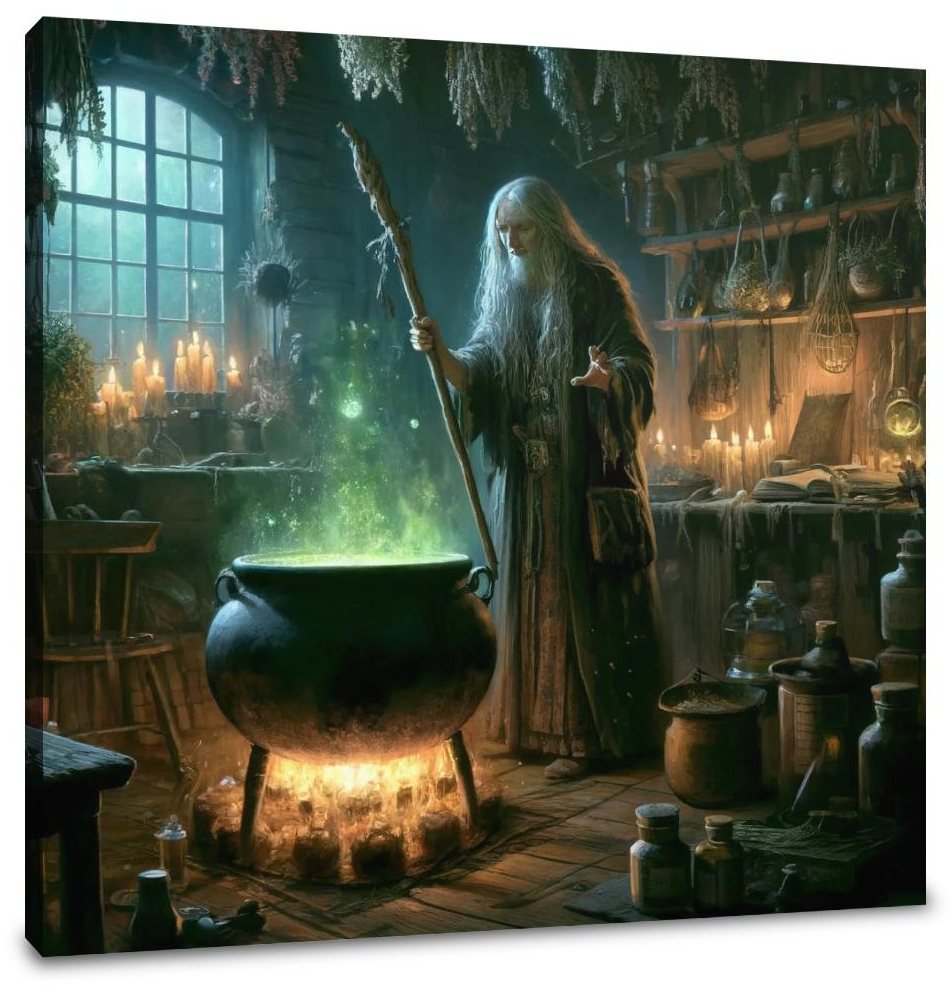 Enchantress's Brew Canvas