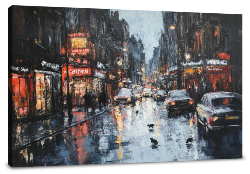 Urban Rat Race Canvas