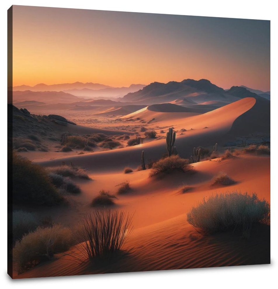 Dawn Desert Elegance Canvas