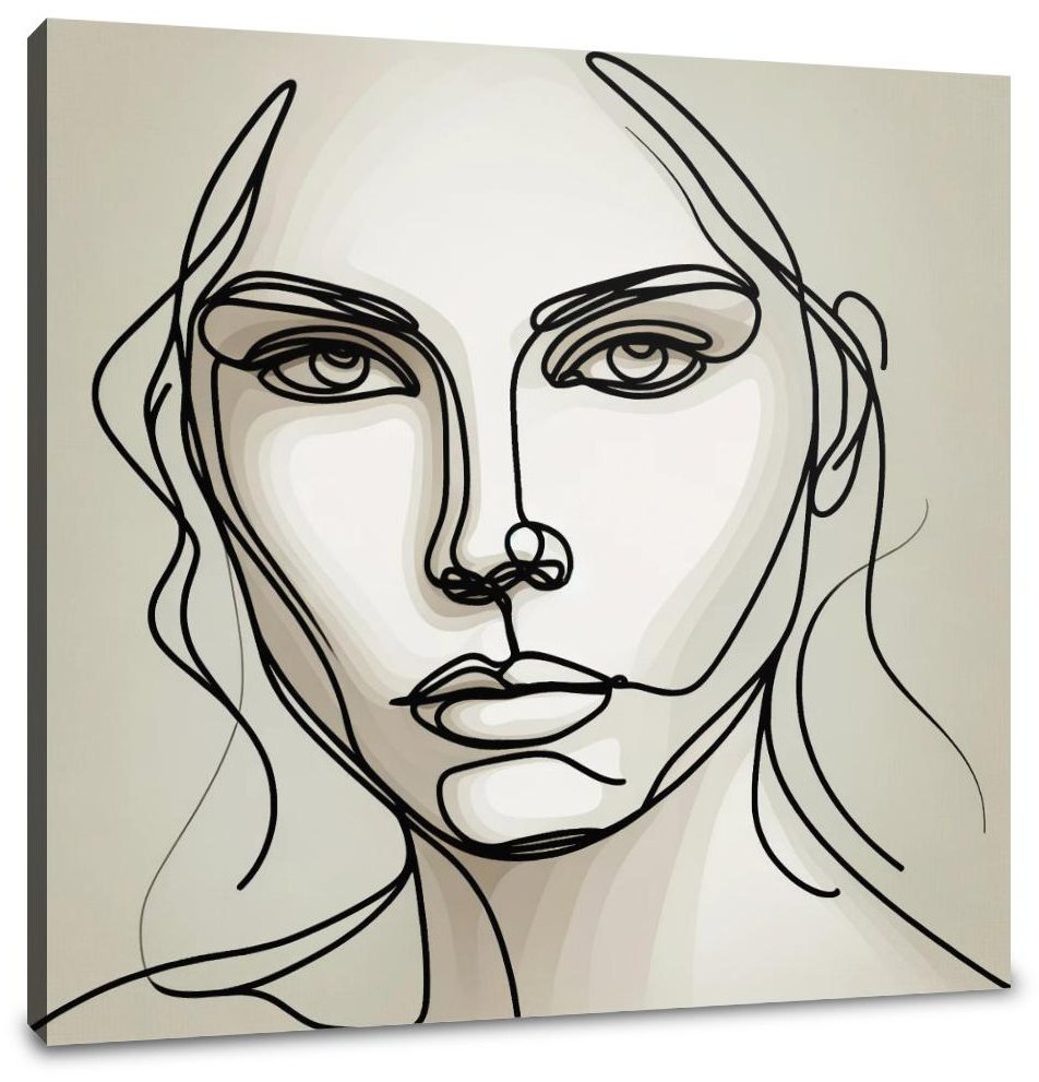 Graceful Contours Canvas