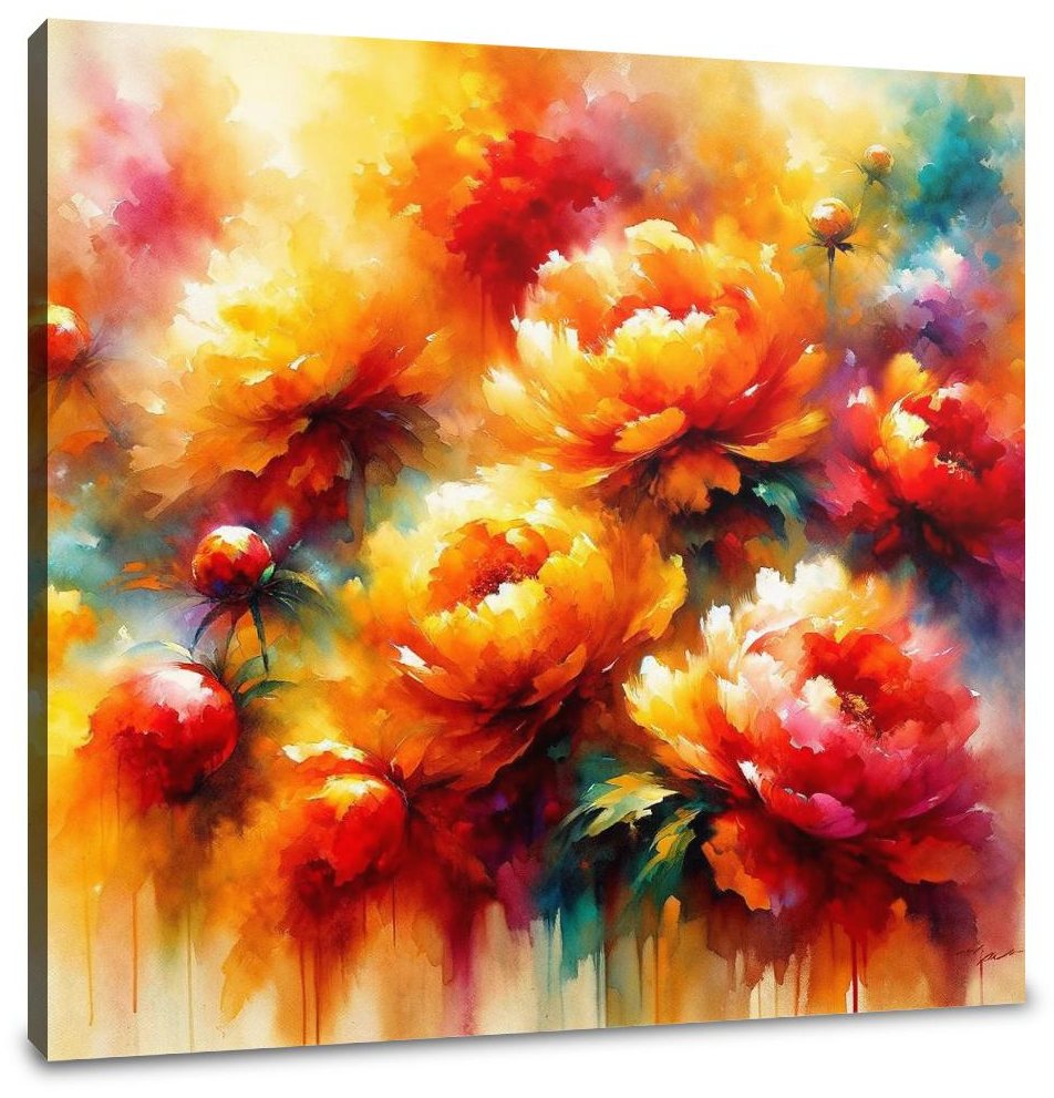 Eternal Peony Canvas
