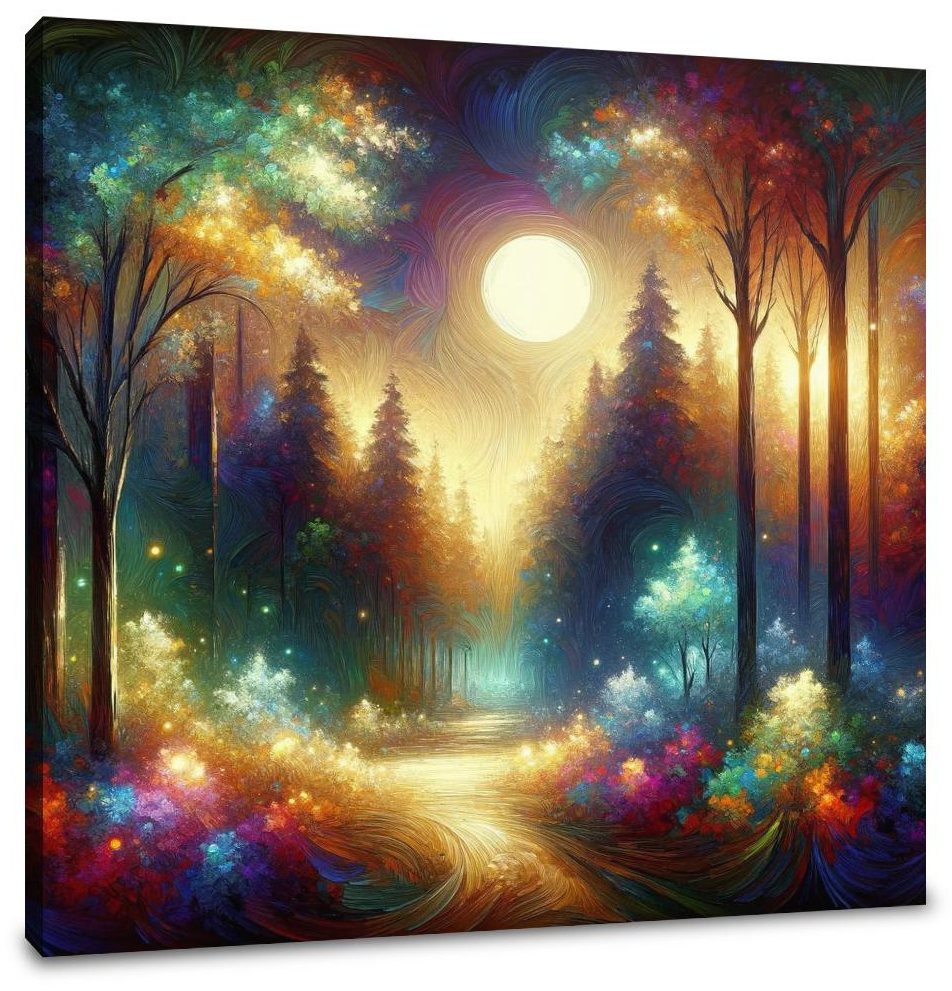 Moonlit Enchantment Canvas