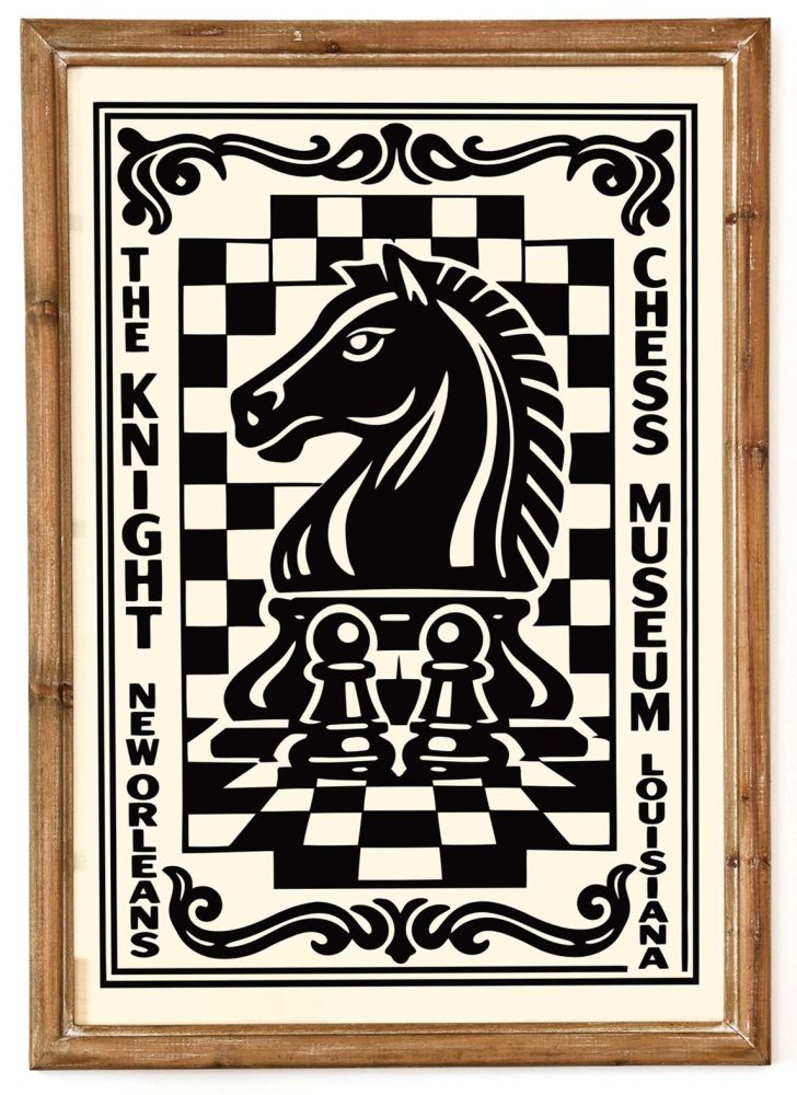 Chess Knight Museum Wall Art