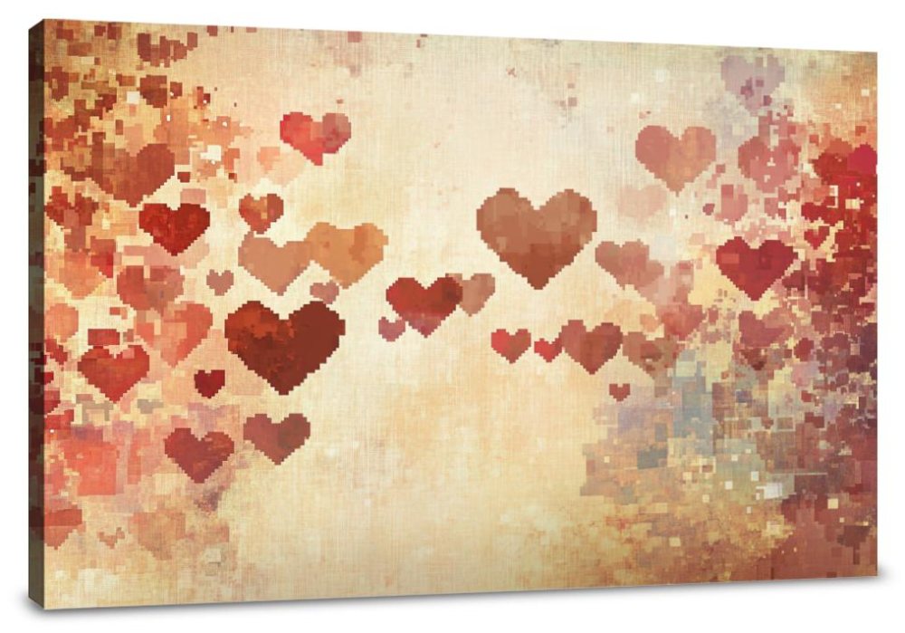 Pixel Heartbeat Canvas