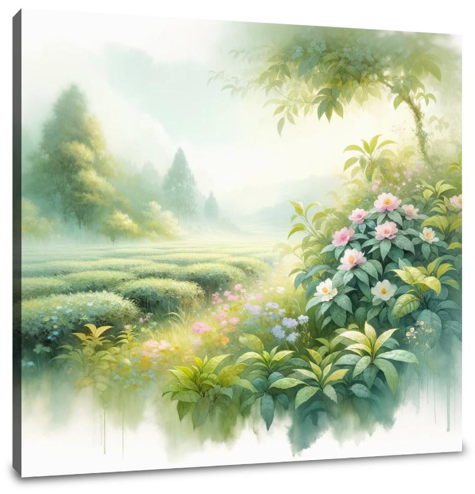 Tranquil Teagarden Canvas