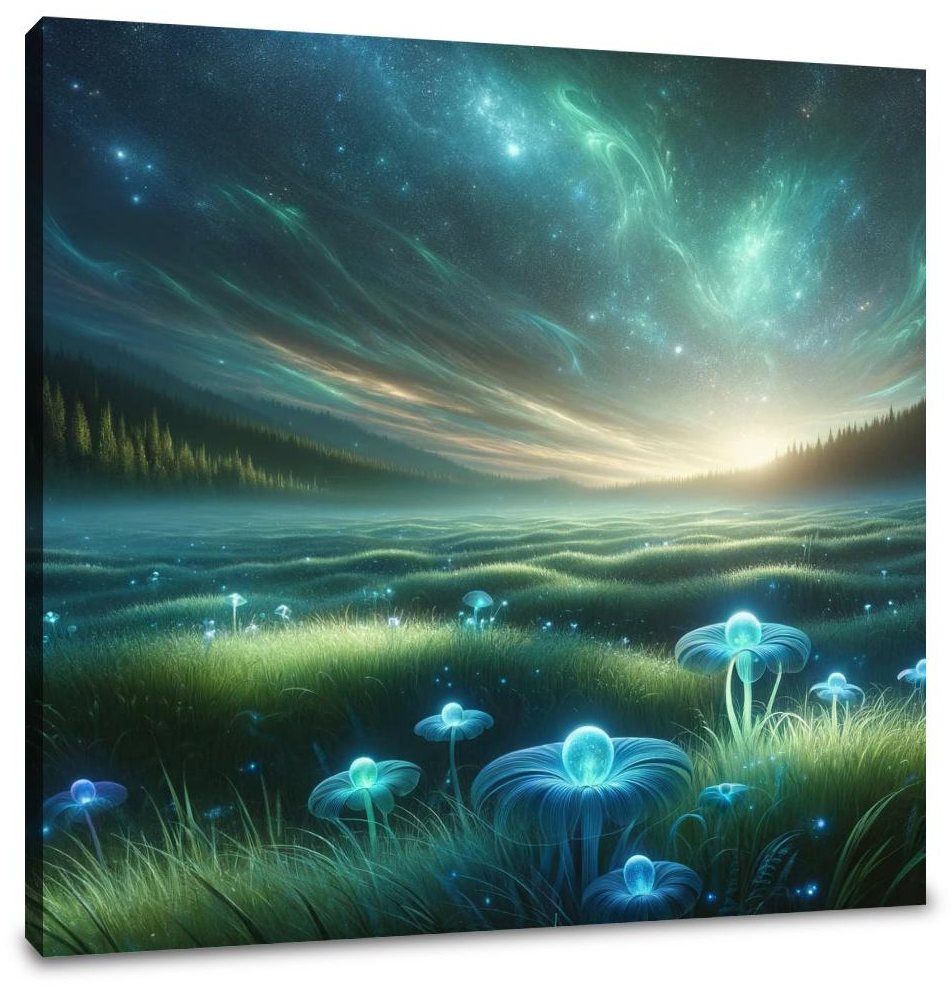Starlit Meadow Canvas