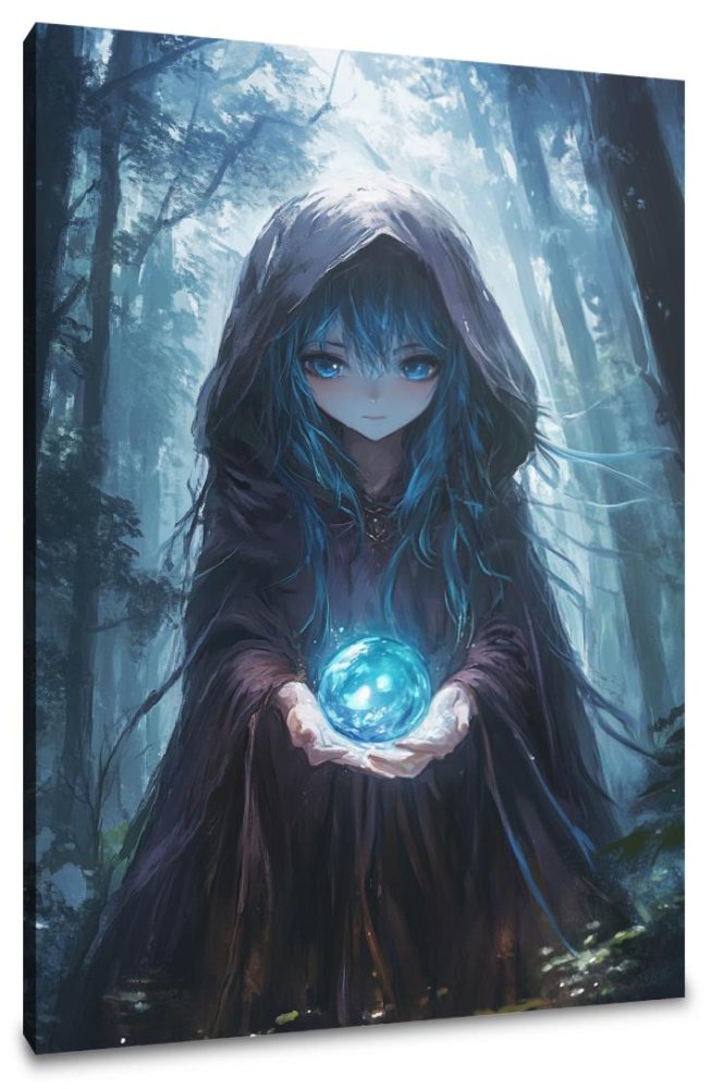 Sorceress of the Enchanted Canvas
