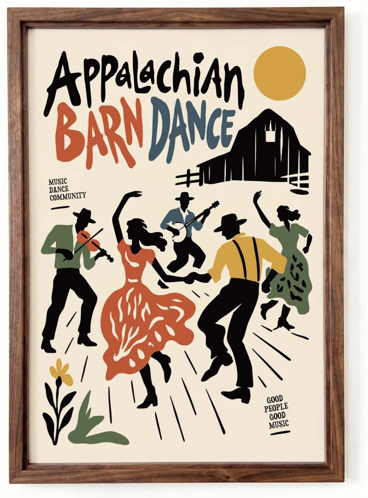 Appalachian Barn Dance Wall Art