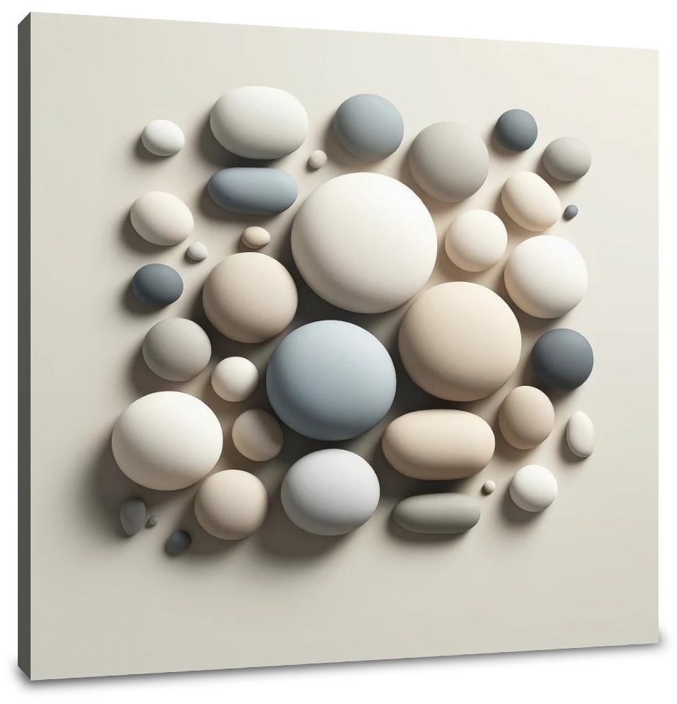 Pebble Harmony Canvas