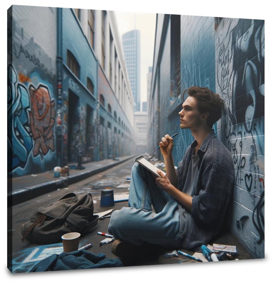 Urban Poetry Canvas