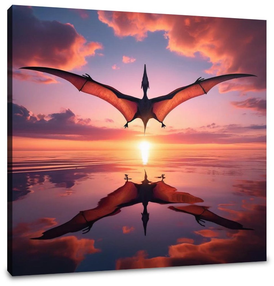 Dawn Flight Pteranodon Canvas