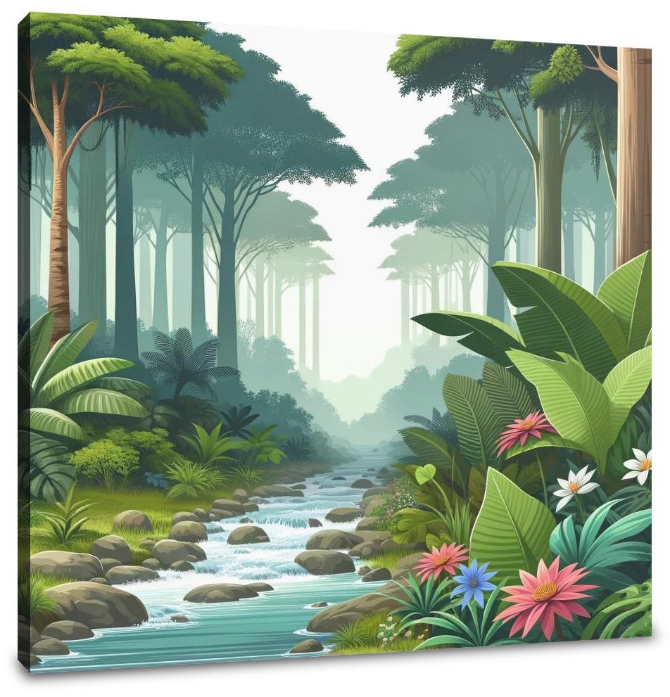 Rainforest Serenity Canvas