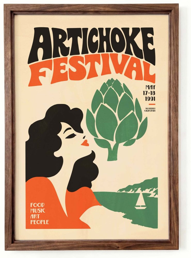 Artichoke Festival Poster Print