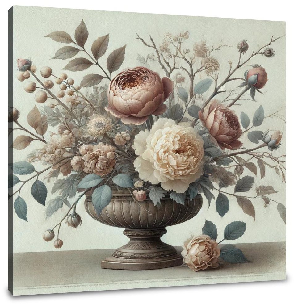 Victorian Ikebana Canvas